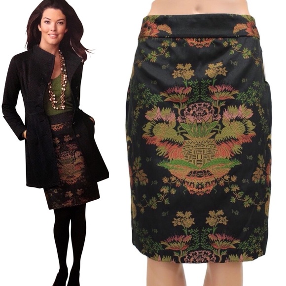 CAbi Dresses & Skirts - NWOT CAbi Chinoiserie Jacquard Skirt